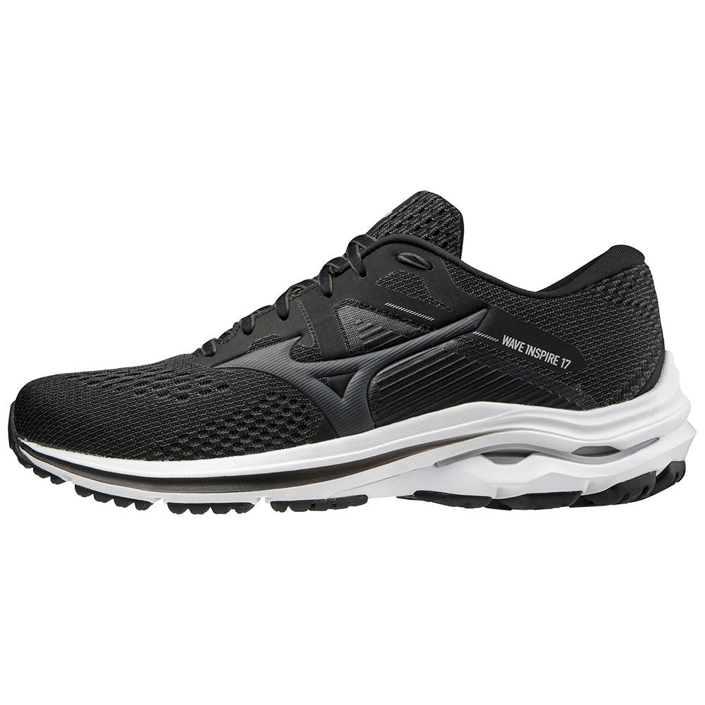 Mizuno Wave Inspire 17 - Erkek Koşu Ayakkabısı - Koyu Gri Türkiye (HDLTEB-318)